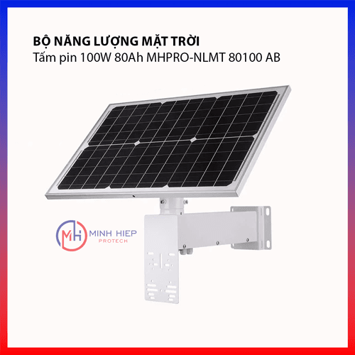 Bộ năng lượng mặt trời tấm pin 100W 80Ah MHPRO-NLMT 80100 AB